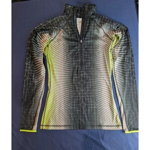 Nike Pro Dri-FIT Quarter Zip Long Sleeve Running‎ Top - Small - Black